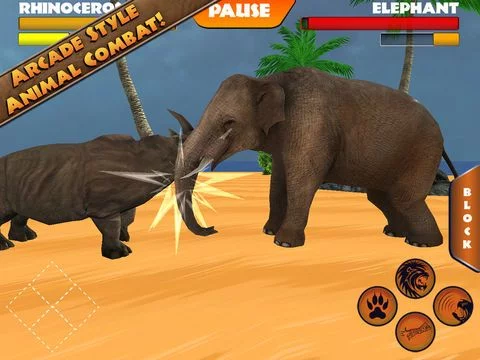 Изображение игры: Safari Arena: Wildlife Arcade Fighter