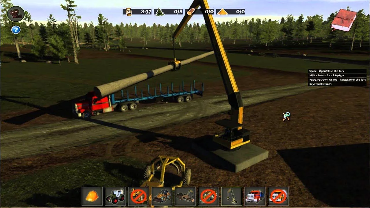Изображение игры: Woodcutter Simulator 2012