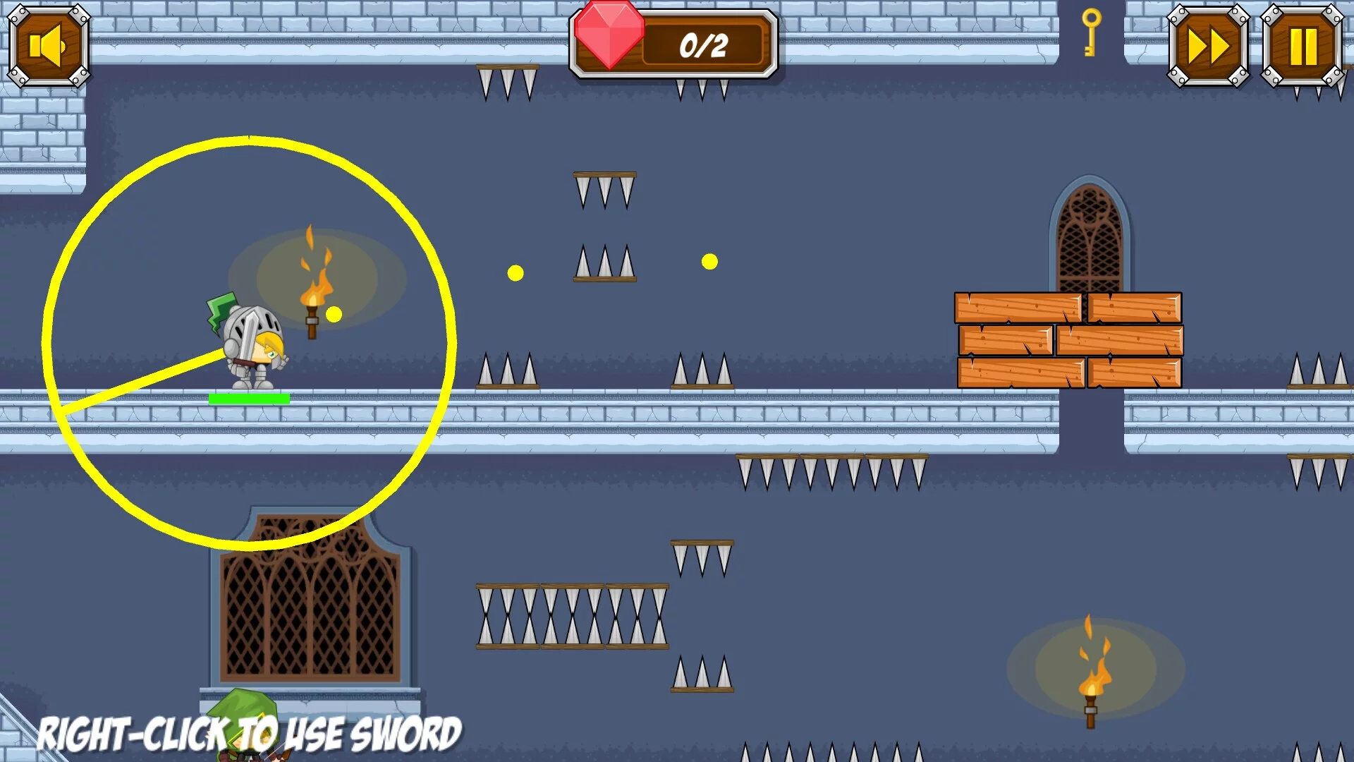 Изображение игры: Knight Flight