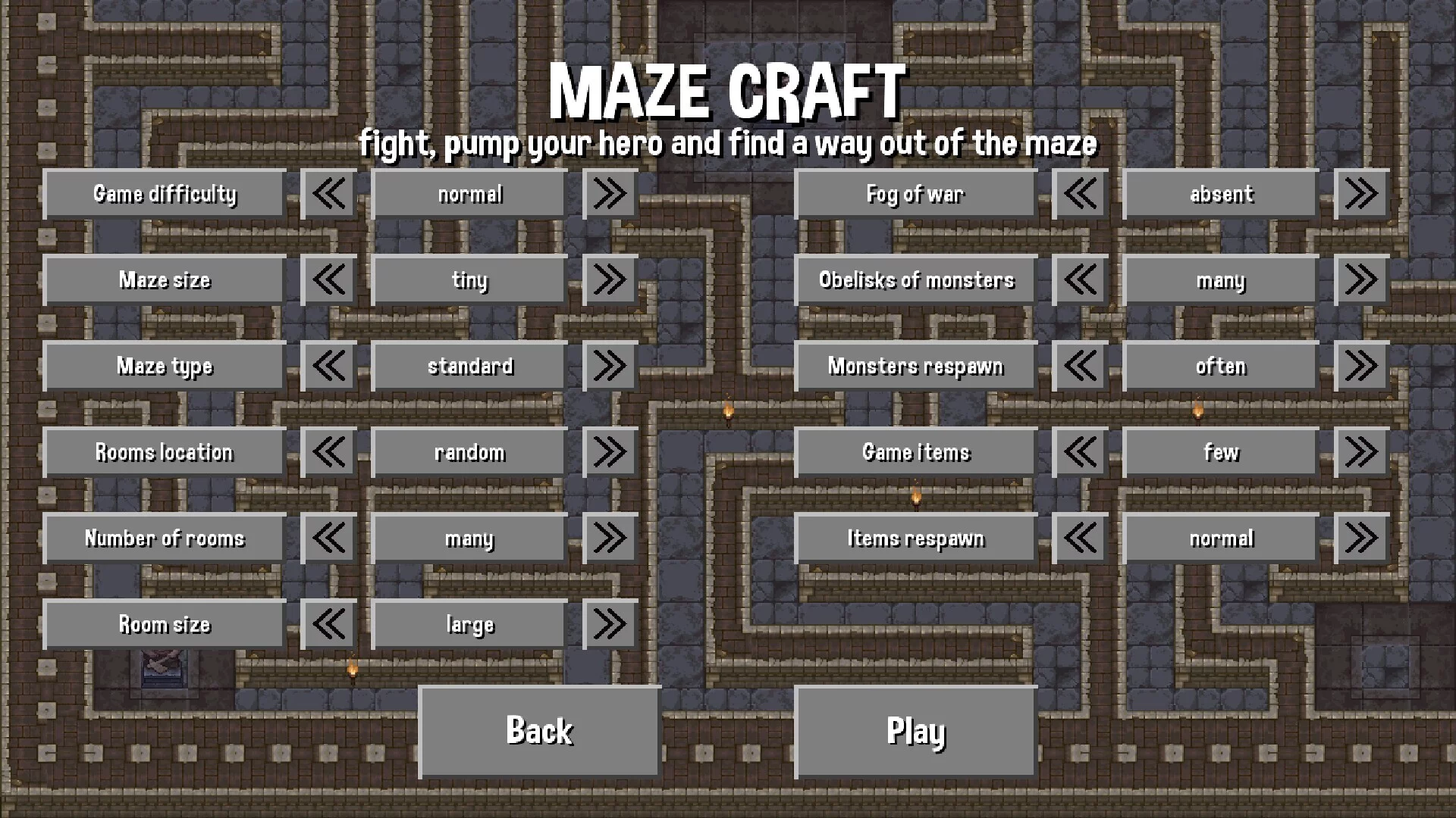 Изображение игры: Mazecraft