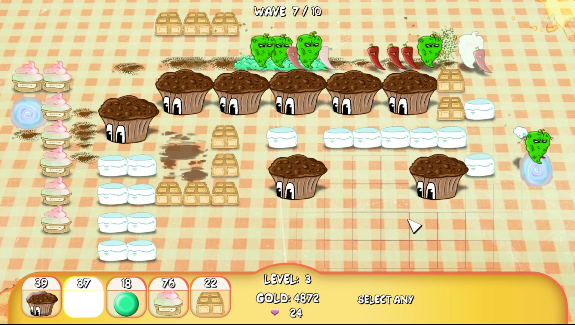Изображение игры: Tasty Defense