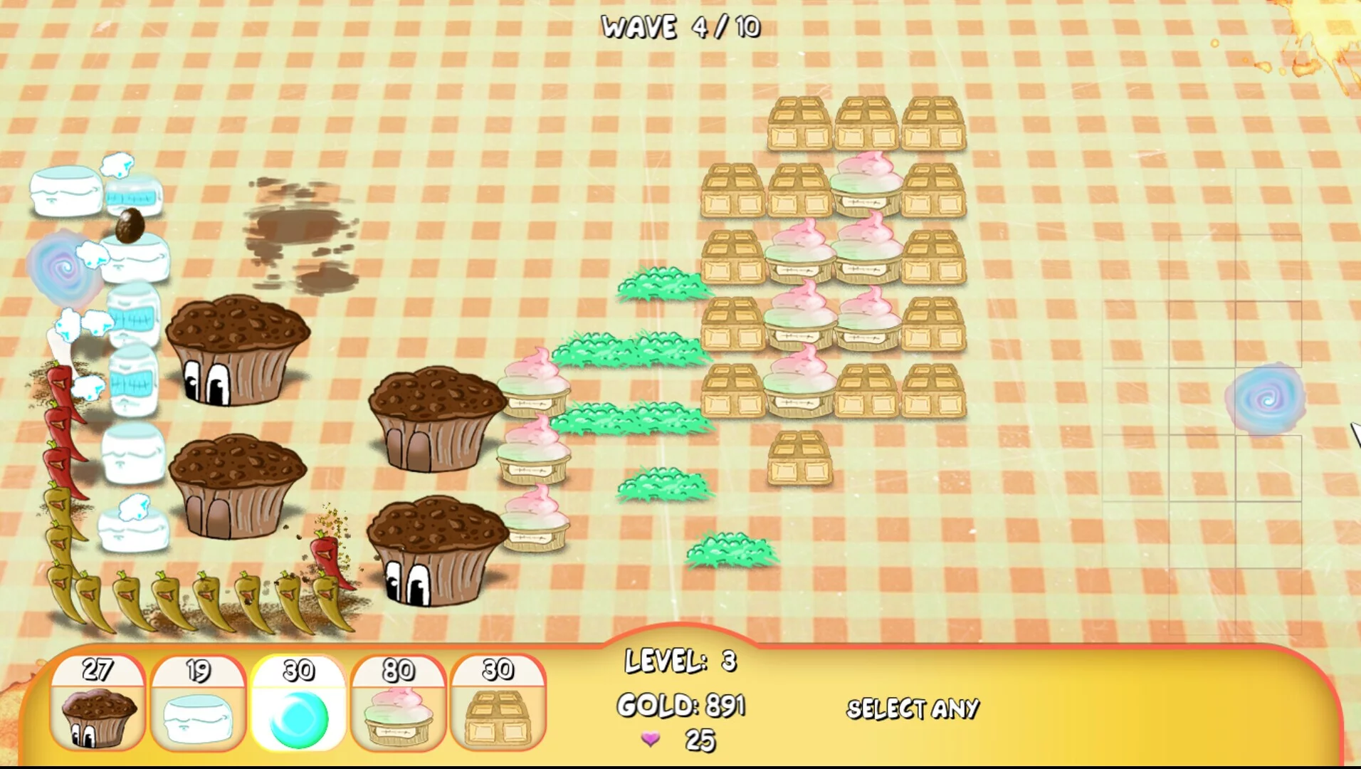 Изображение игры: Tasty Defense