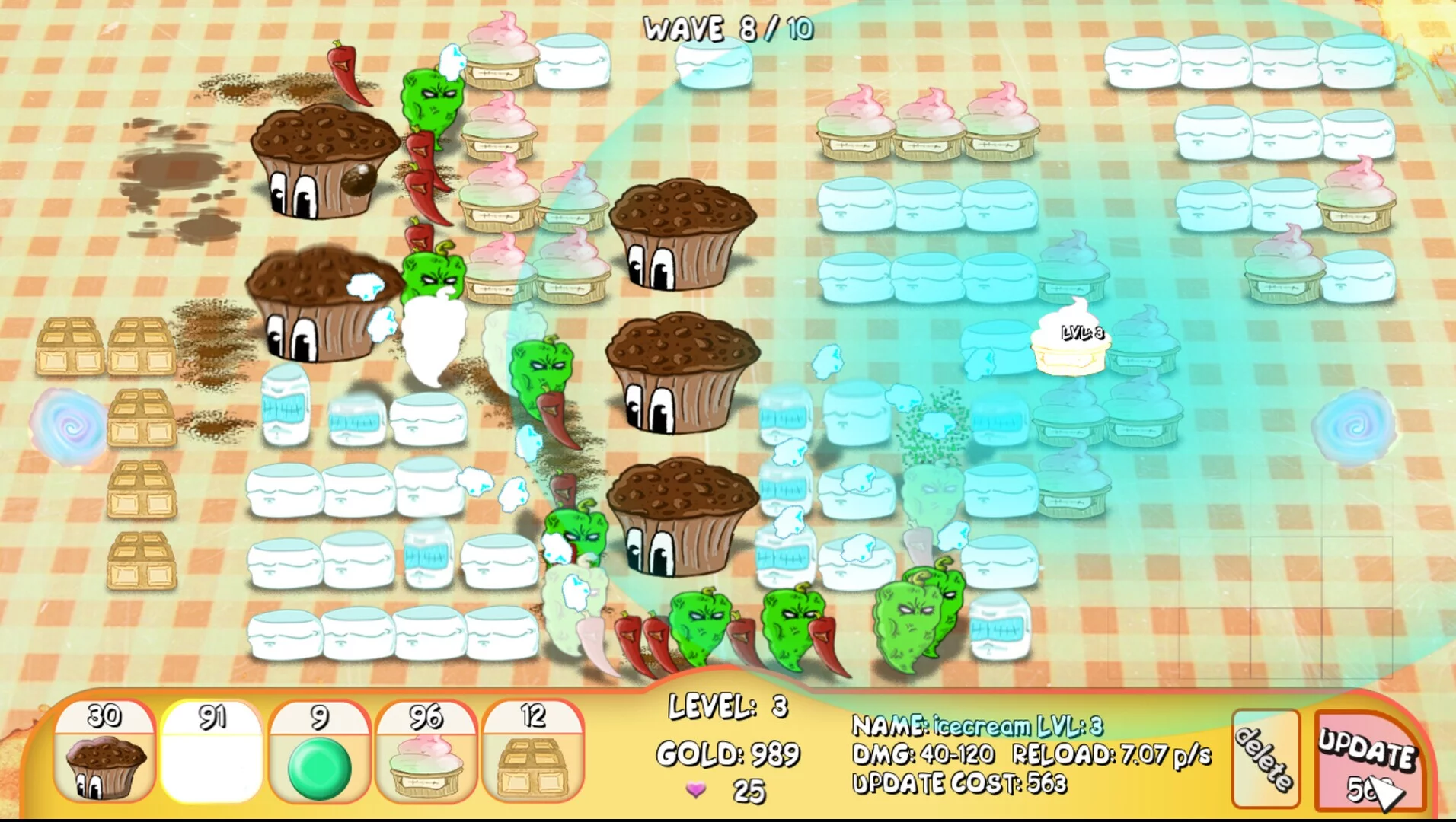 Изображение игры: Tasty Defense