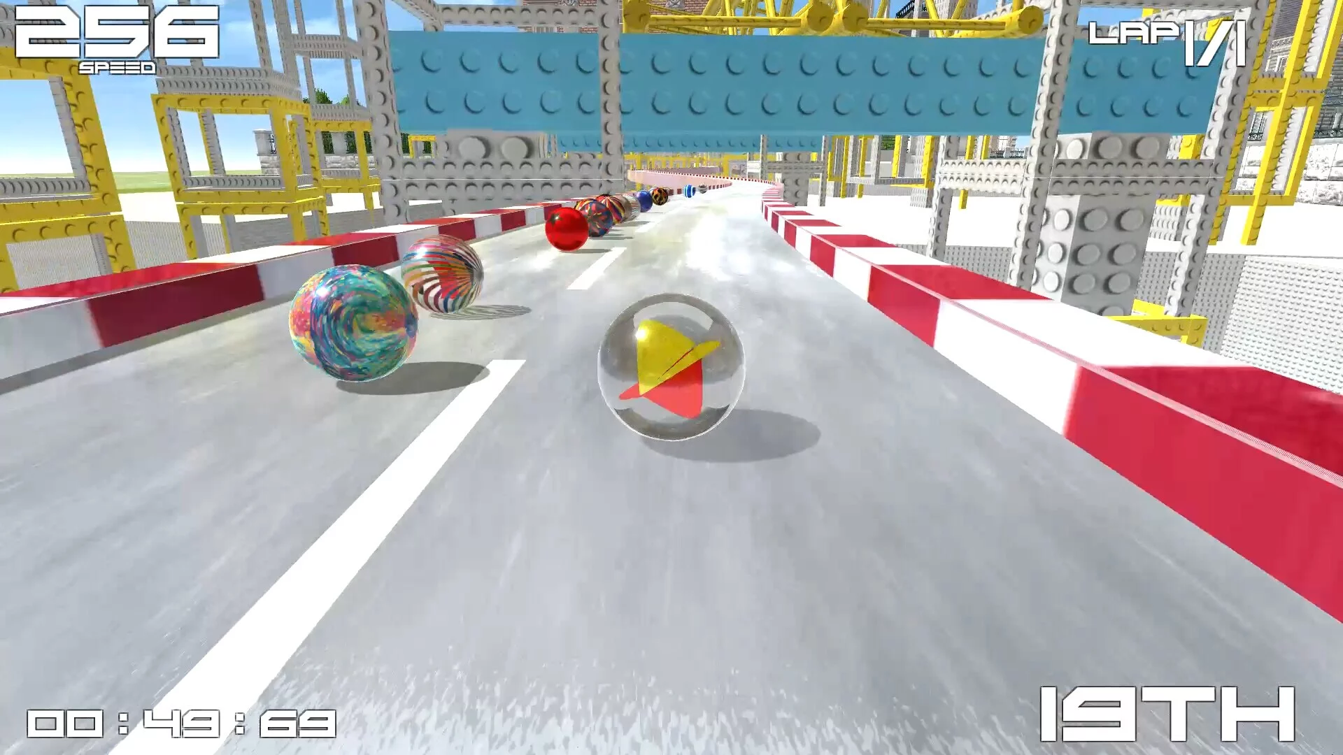 Изображение игры: Marble Ball Racing 2022