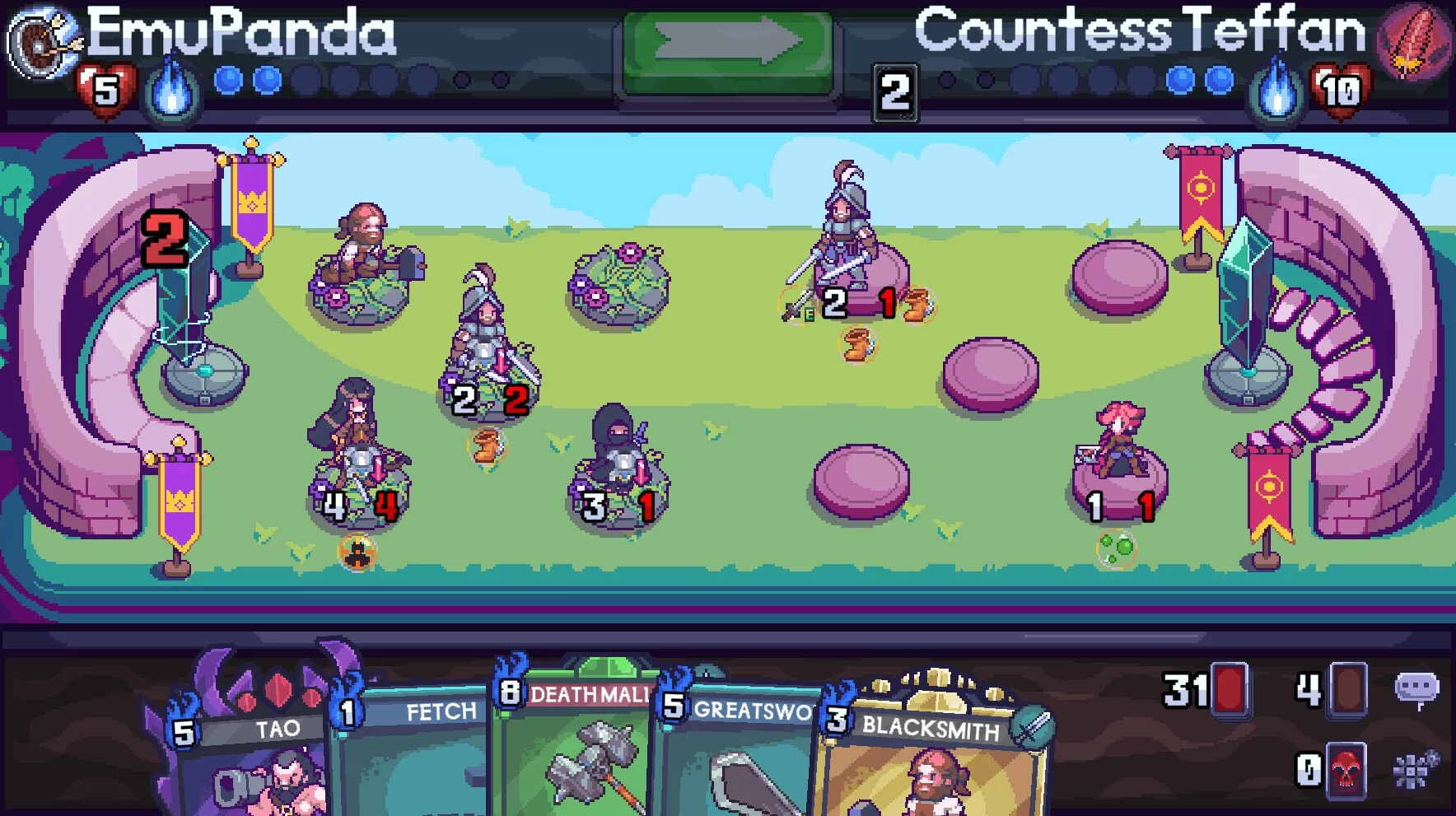 Изображение игры: Deck Defenders