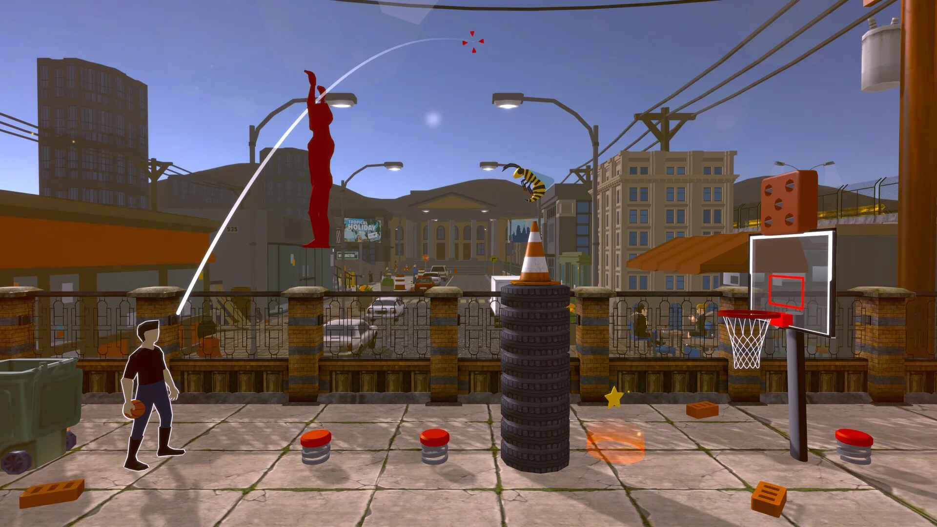 Изображение игры: Super Hoopers