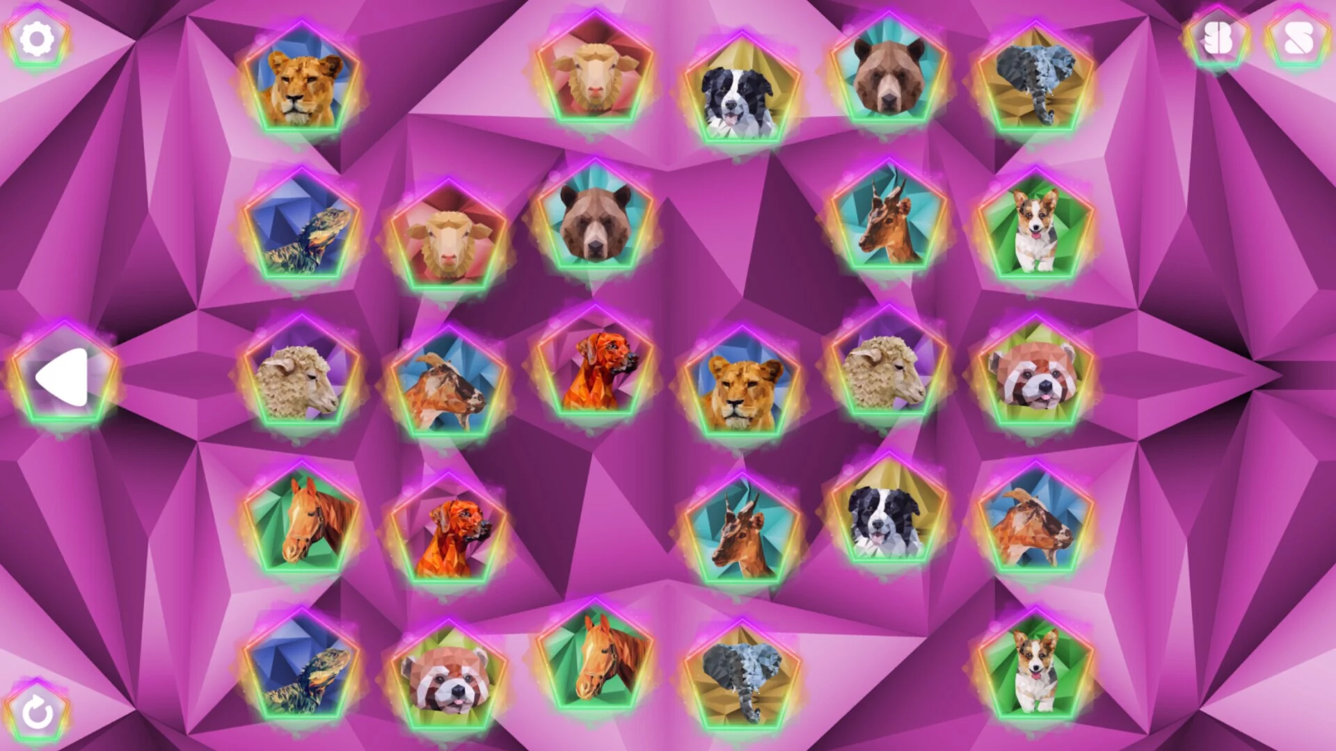 Изображение игры: Poly Memory: Animals