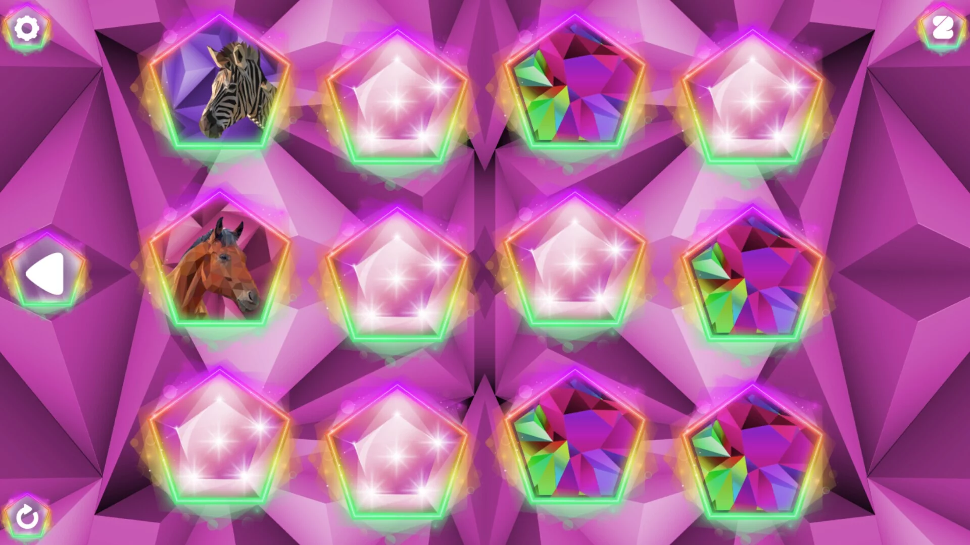 Изображение игры: Poly Memory: Animals