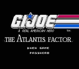Изображение игры: G.I. Joe: The Atlantis Factor