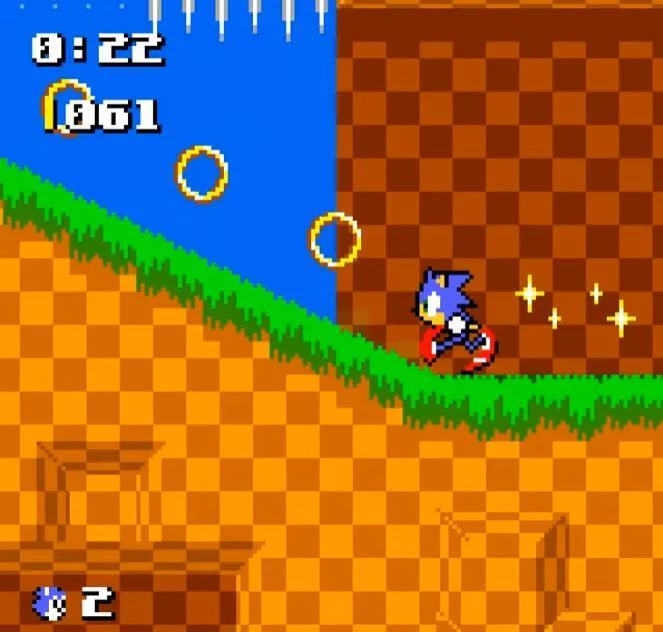 Изображение игры: Sonic the Hedgehog Pocket Adventure