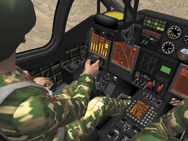 Изображение игры: KA-52 Team Alligator