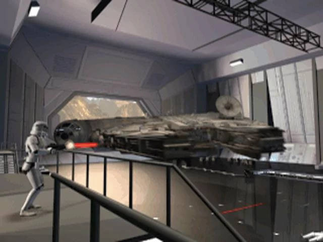 Изображение игры: Star Wars: Rebel Assault II: The Hidden Empire