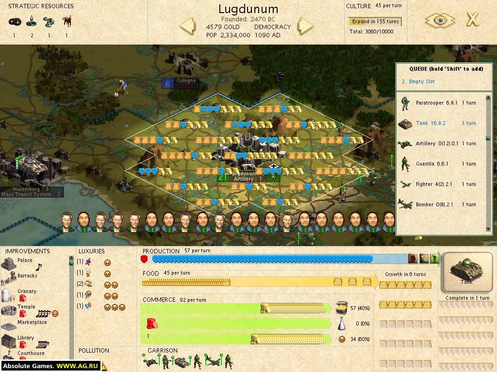 Изображение игры: Civilization 3: Play the World