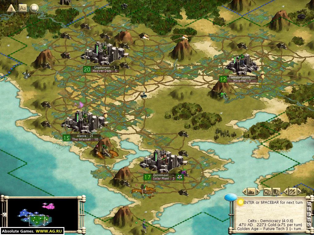 Изображение игры: Civilization 3: Play the World