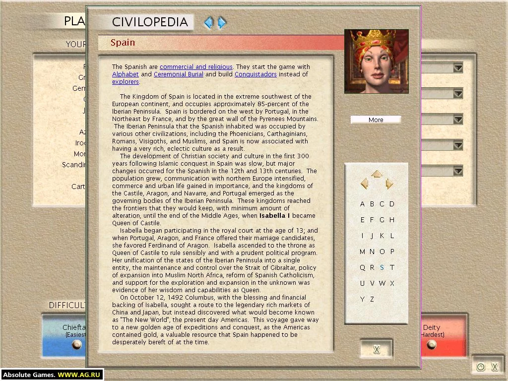 Изображение игры: Civilization 3: Play the World
