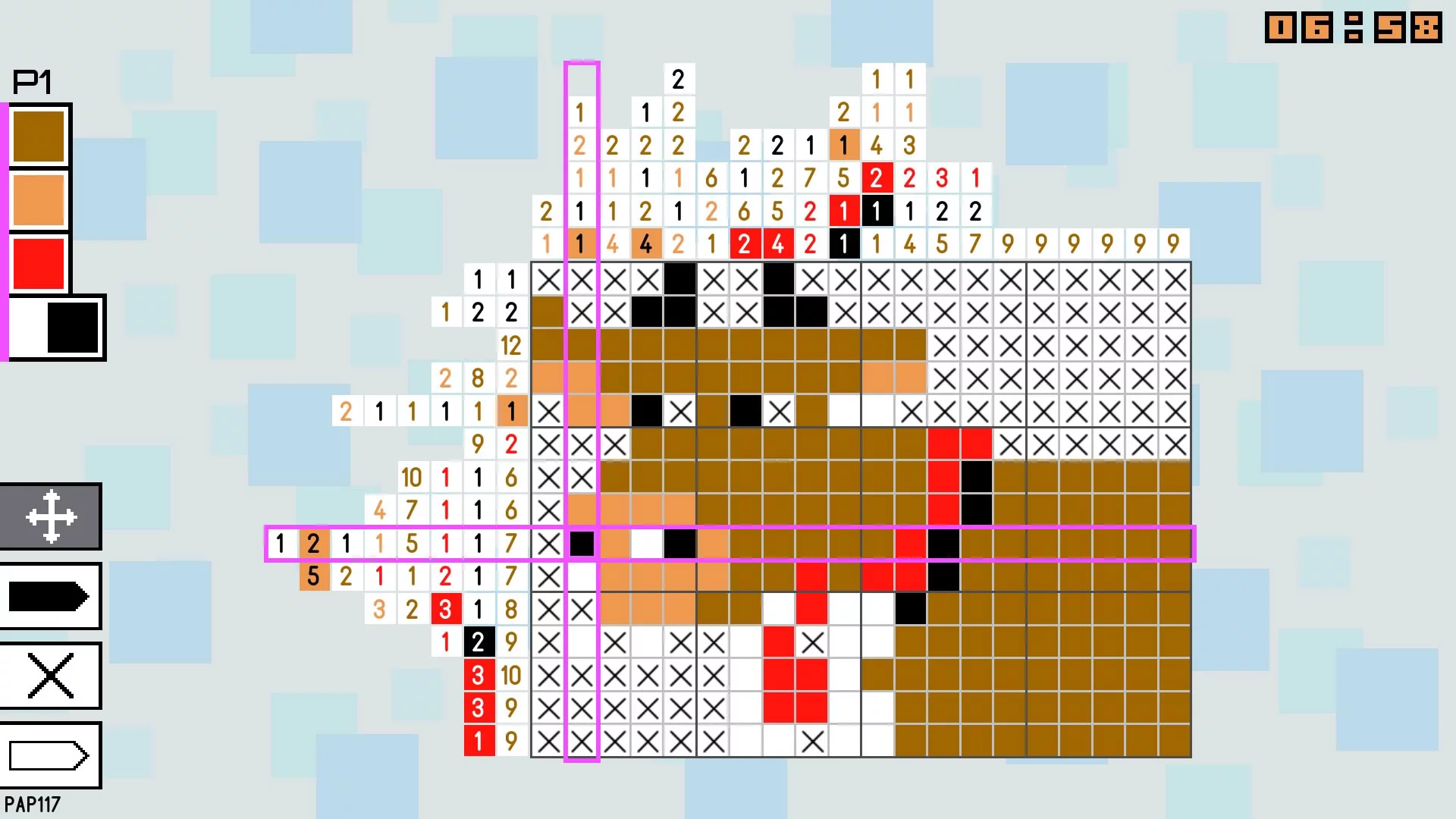 Изображение игры: Pic-a-Pix Color