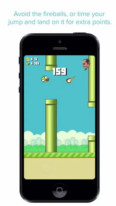 Изображение игры: Farty Bird: New Adventure
