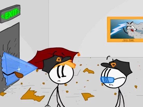Изображение игры: Stickman Stealing The Diamond
