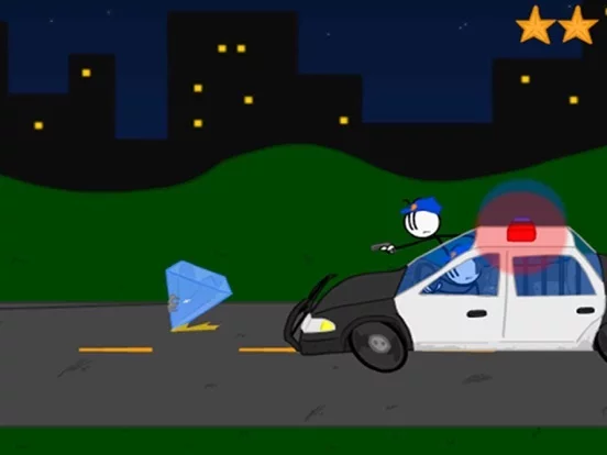 Изображение игры: Stickman Stealing The Diamond