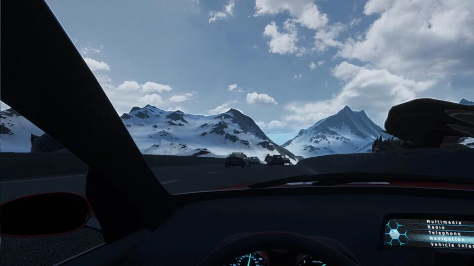 Изображение игры: VR Racing on Dinosaur Island