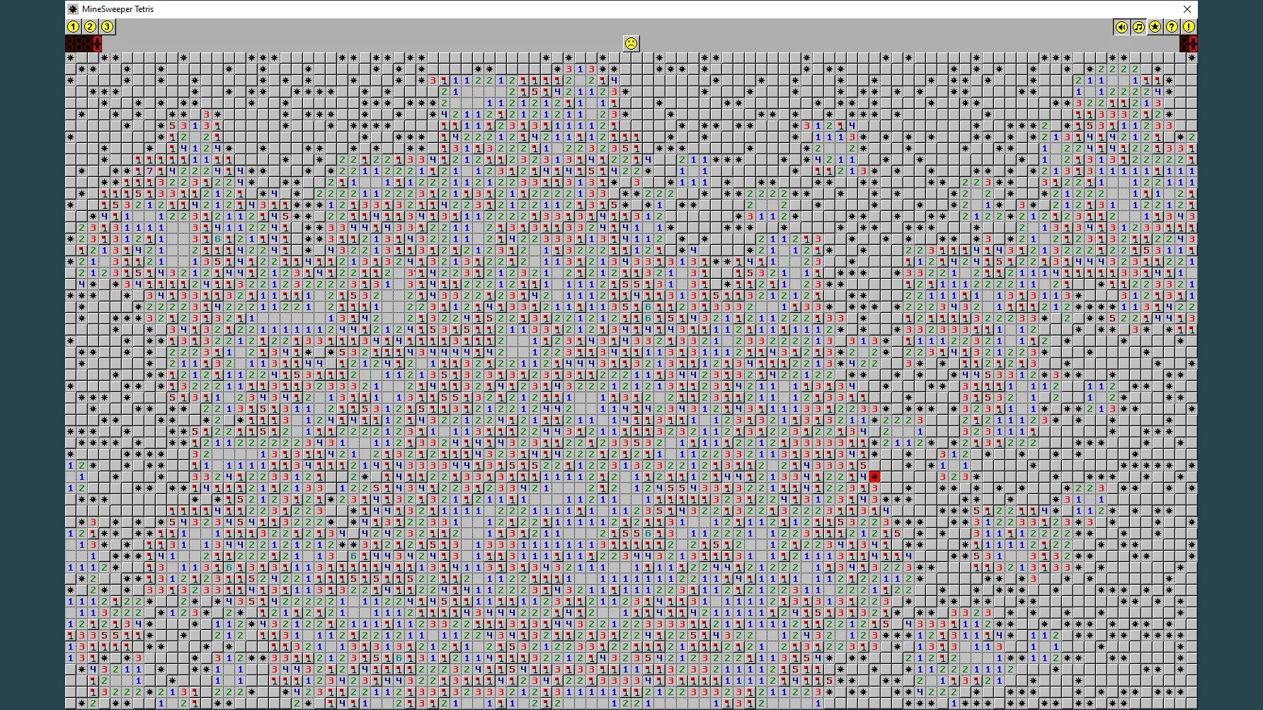 Изображение игры: MineSweeper Tetris
