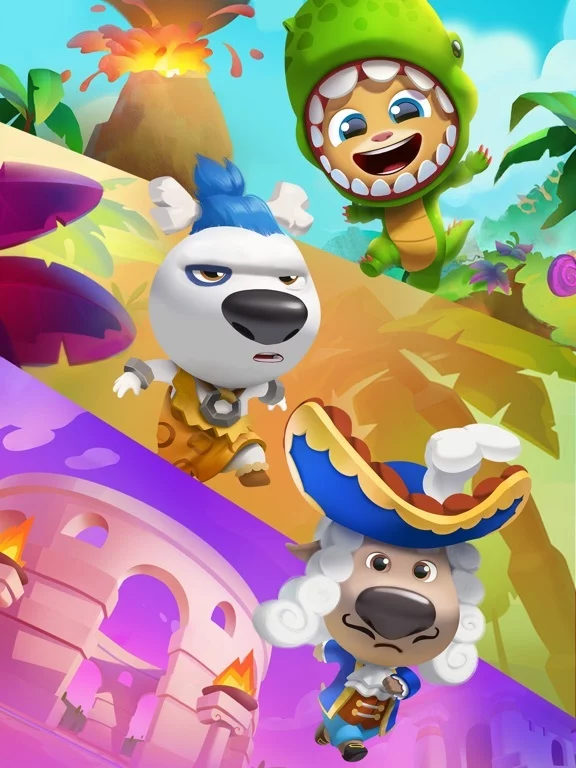 Изображение игры: Talking Tom Time Rush