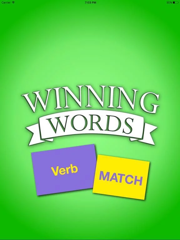 Изображение игры: Verb Match