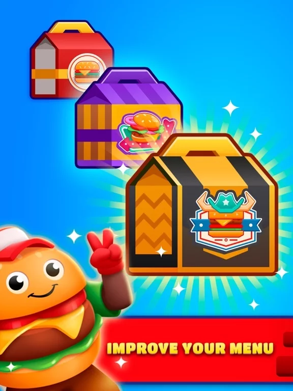 Изображение игры: Idle Burger Empire Tycoon—Game