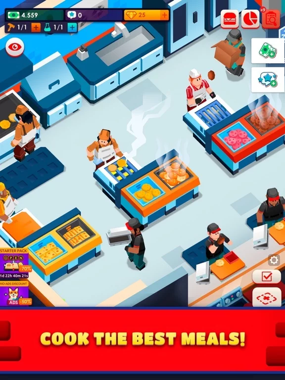 Изображение игры: Idle Burger Empire Tycoon—Game