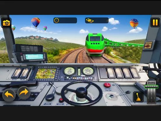 Изображение игры: City Train Driver Game 2020