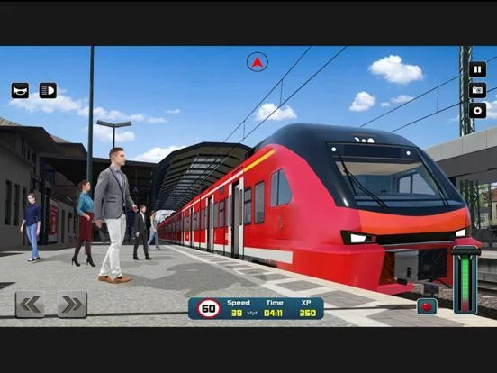 Изображение игры: City Train Driver Game 2020