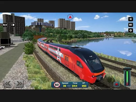 Изображение игры: City Train Driver Game 2020