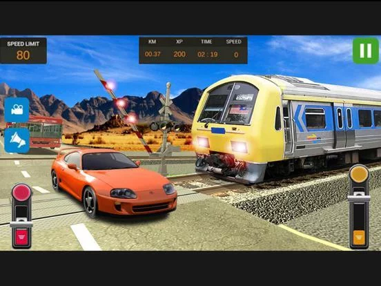 Изображение игры: City Train Driver Game 2020