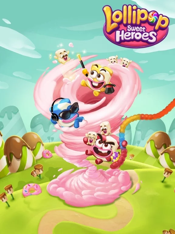 Изображение игры: Lollipop Sweet Heroes Match3