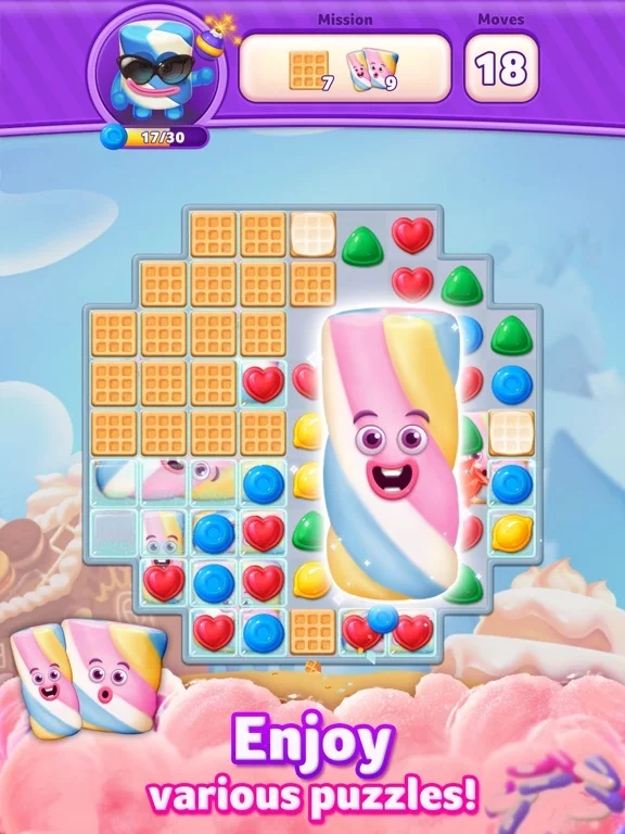 Изображение игры: Lollipop Sweet Heroes Match3