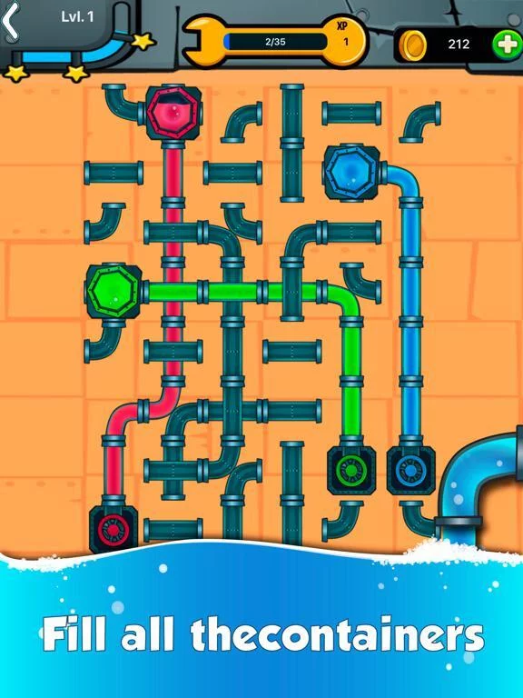 Изображение игры: Water pipes: pipeline