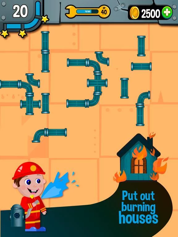 Изображение игры: Water pipes: pipeline