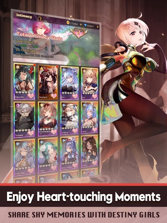Изображение игры: Girls' Connect: Idle RPG