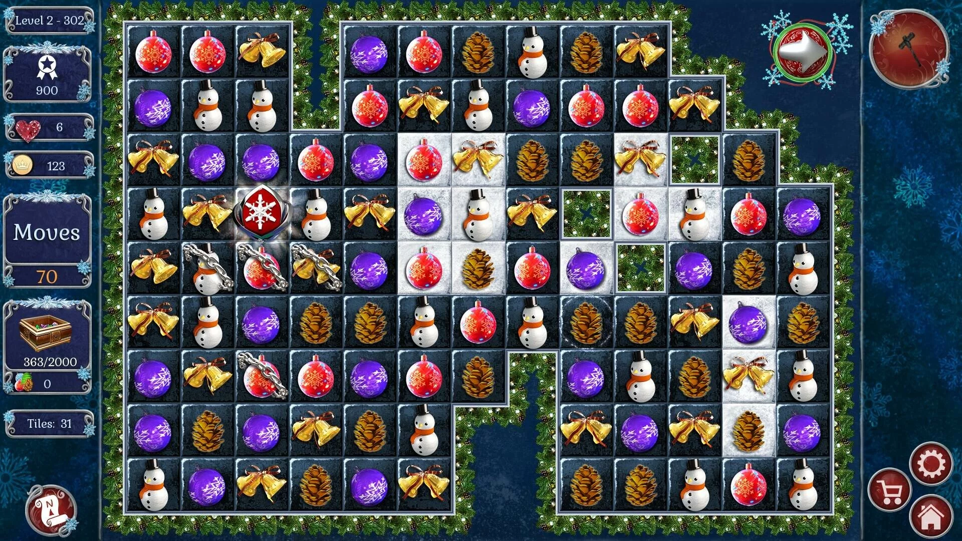 Изображение игры: Jewel Match Winter Wonderland 2 Collector's Edition