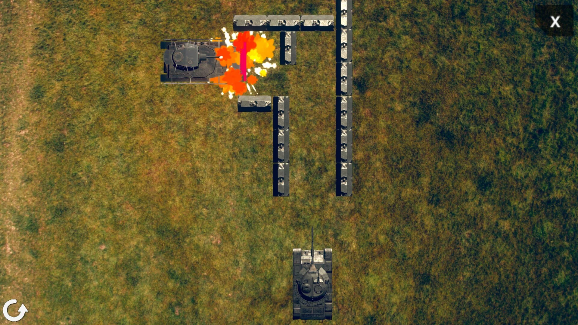 Изображение игры: Tanks Battle
