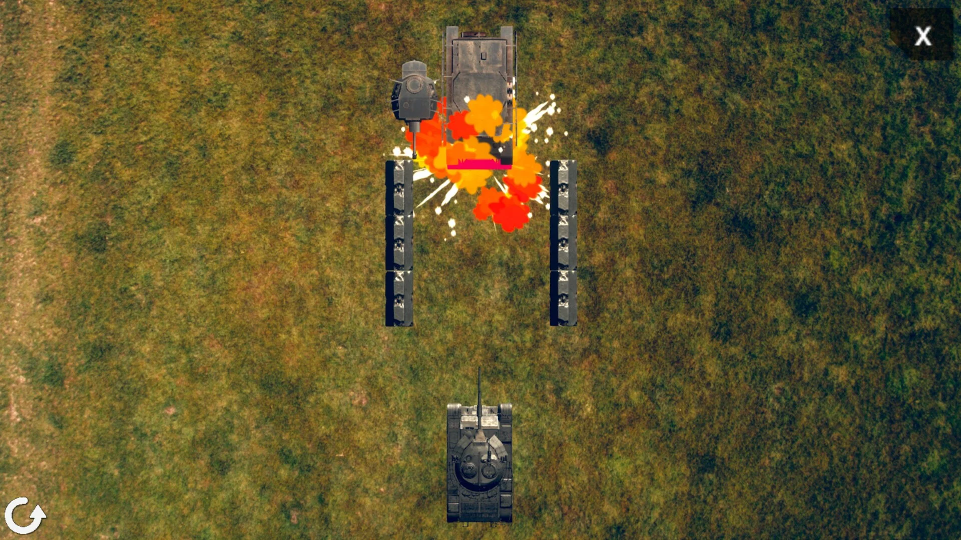 Изображение игры: Tanks Battle