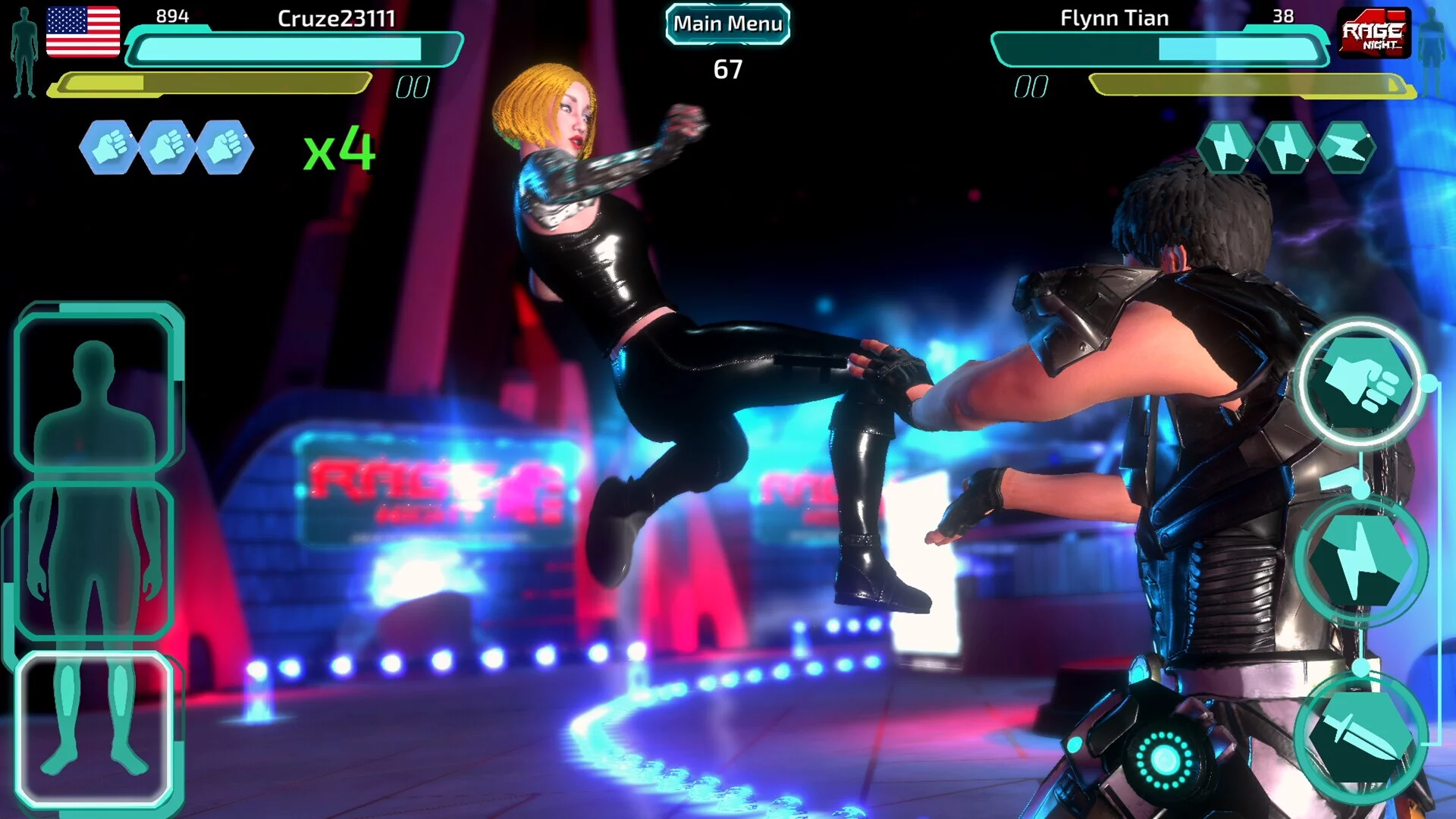 Изображение игры: Rage Night