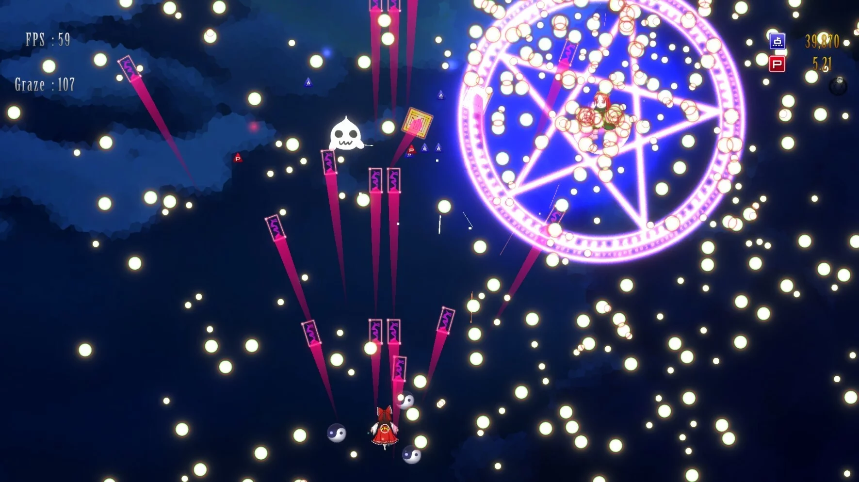 Изображение игры: Touhou Kimono Blast