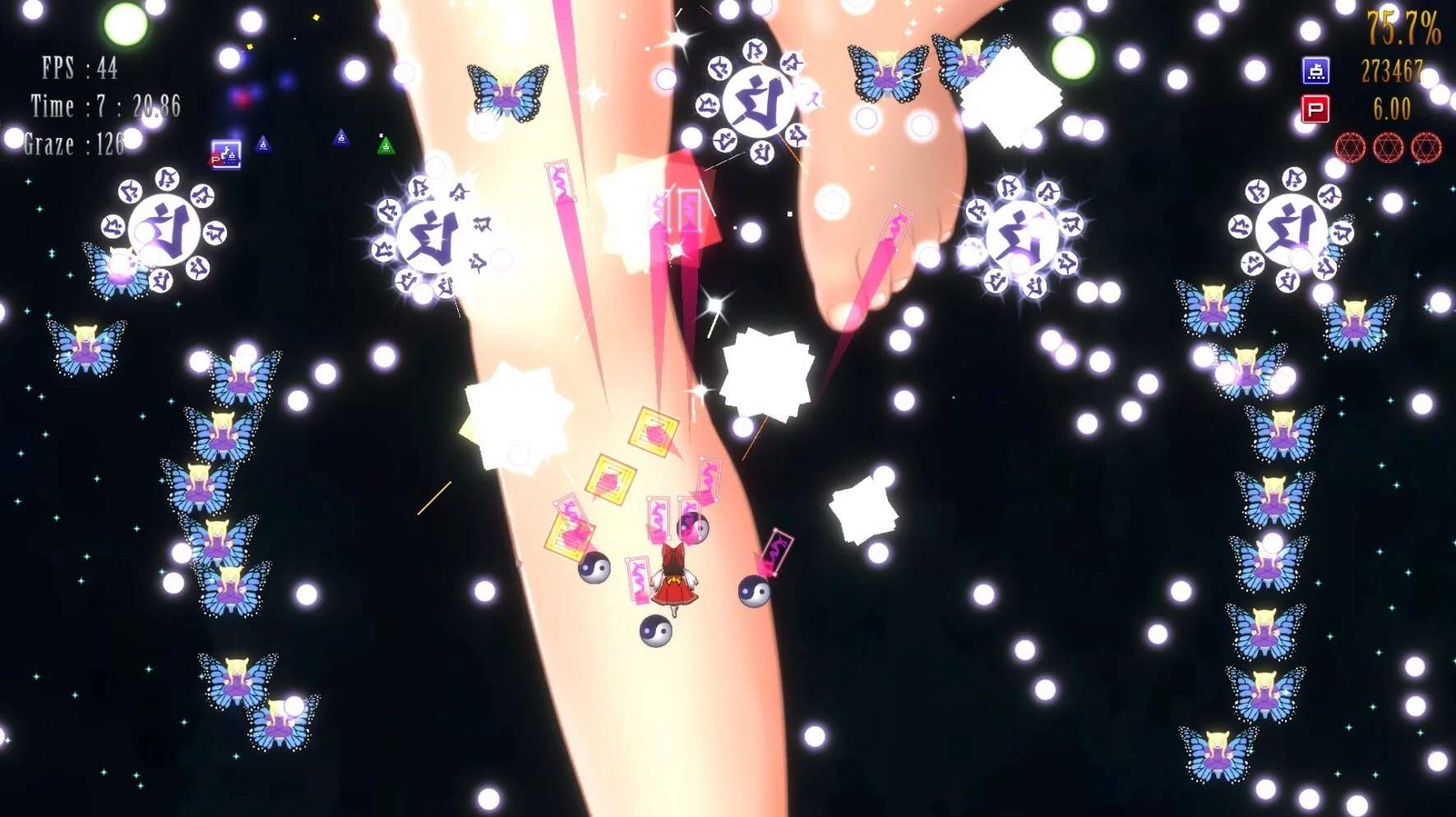 Изображение игры: Touhou Kimono Blast