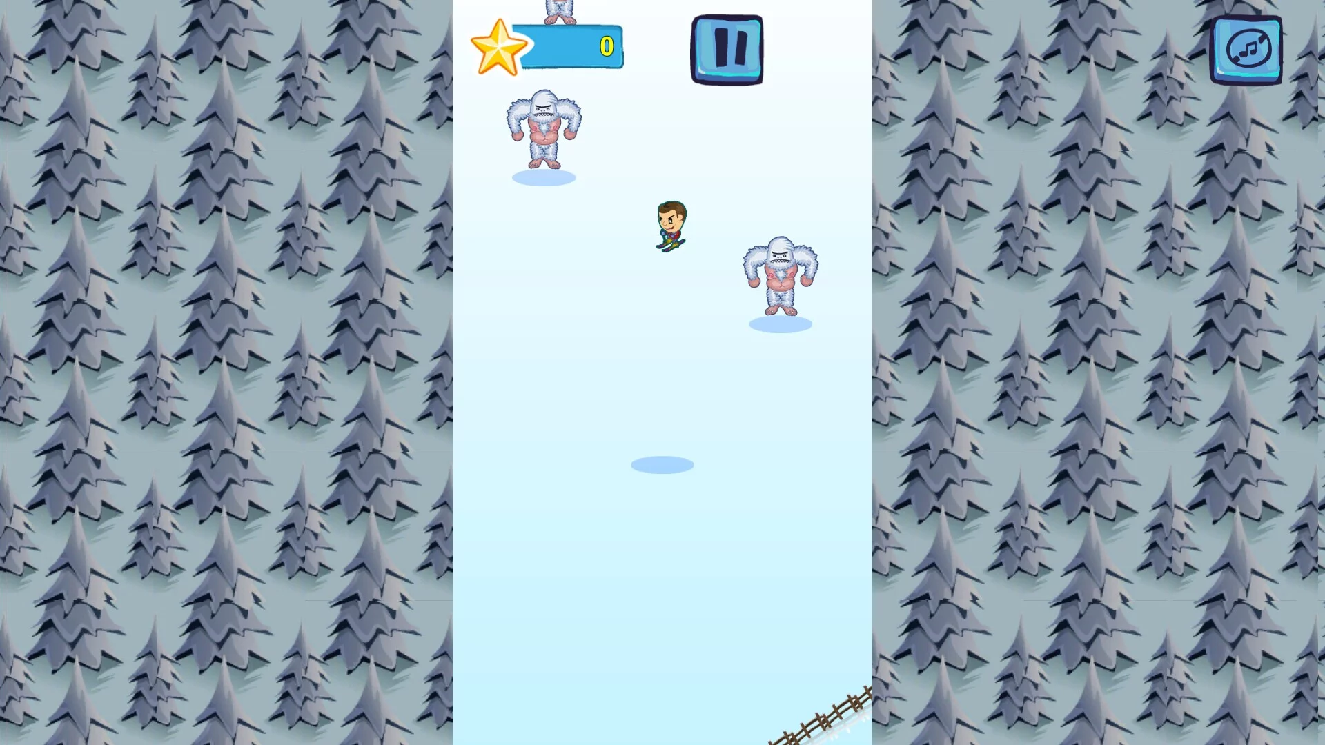 Изображение игры: ZigZagging Ski