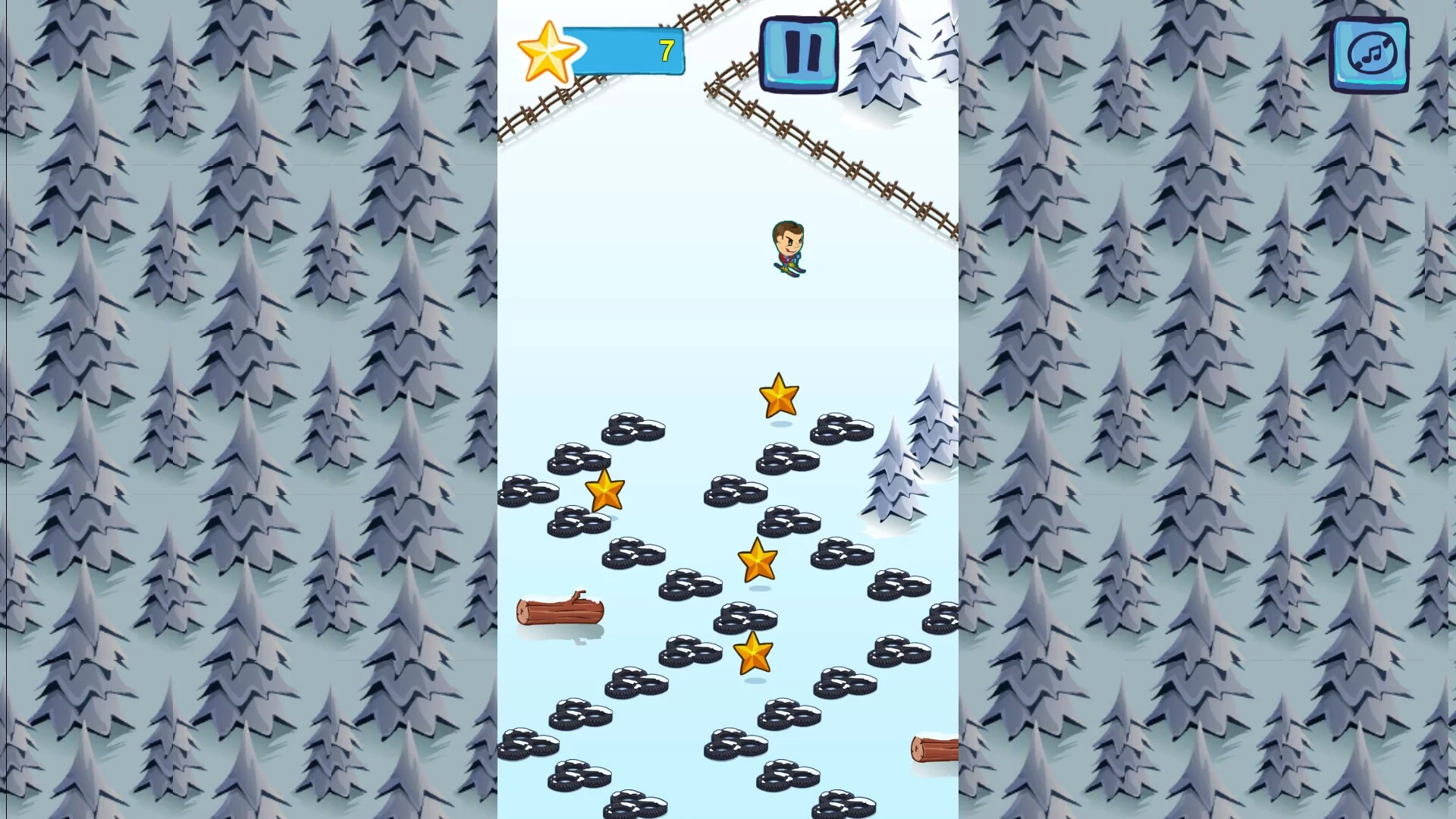 Изображение игры: ZigZagging Ski