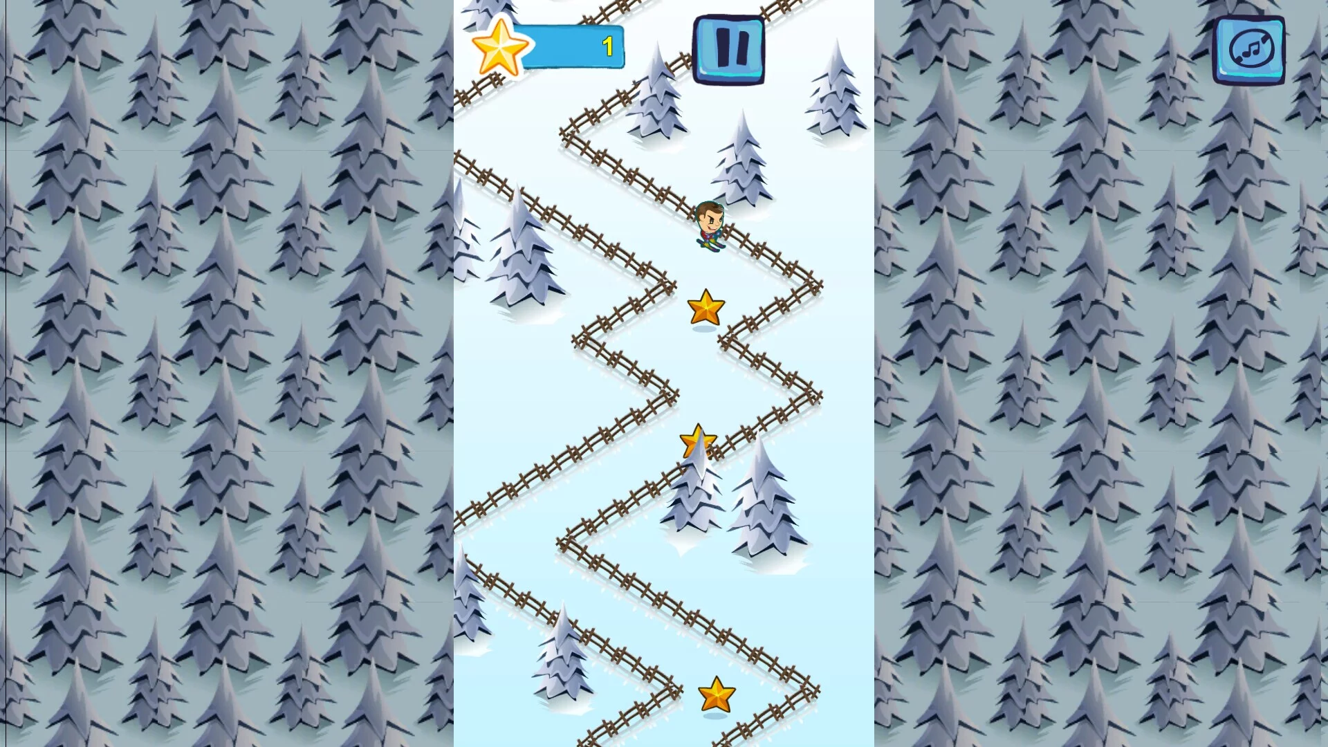 Изображение игры: ZigZagging Ski