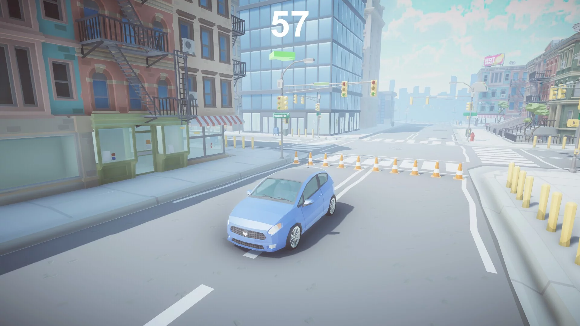 Изображение игры: Crazy City Driving