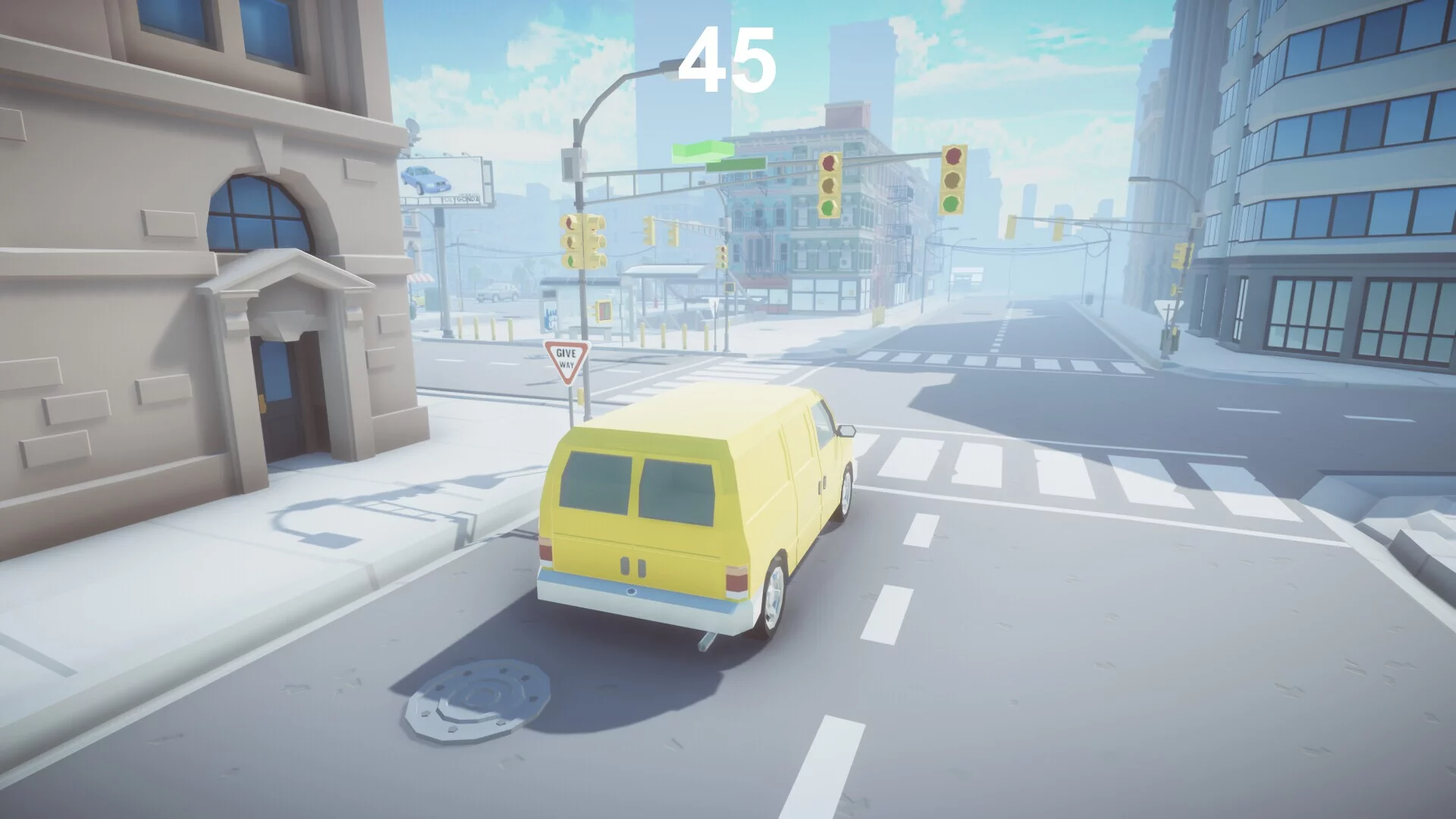 Изображение игры: Crazy City Driving