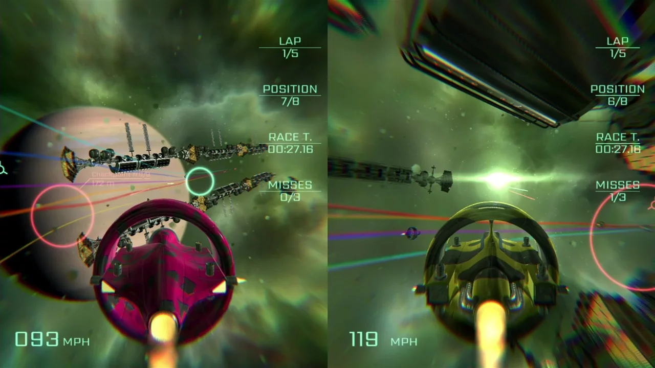 Изображение игры: VSR: Void Space Racing